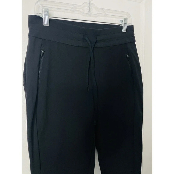 Athleta Headlands Hybrid Trek Jogger Pant 8 Hiking Outdoor Black Stretch Pull On - Picture 2 of 11